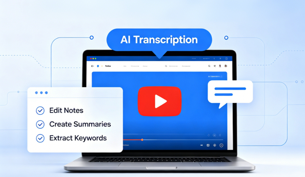 AI 기반 YouTube 변환으로 생산성 향상